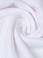 Round Neck Bold Streetwear Essential In White - KUSIMA