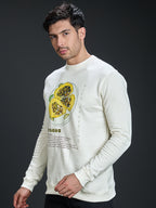 Sweatshirt Premium Casual Essential In Off-White - TACOS