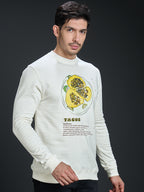 Sweatshirt Premium Casual Essential In Off-White - TACOS