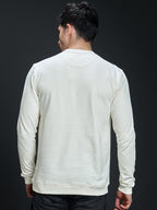 Sweatshirt Premium Casual Essential In Off-White - TACOS