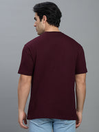 Round Neck Bold Streetwear Essential In Brown- FREEDOM