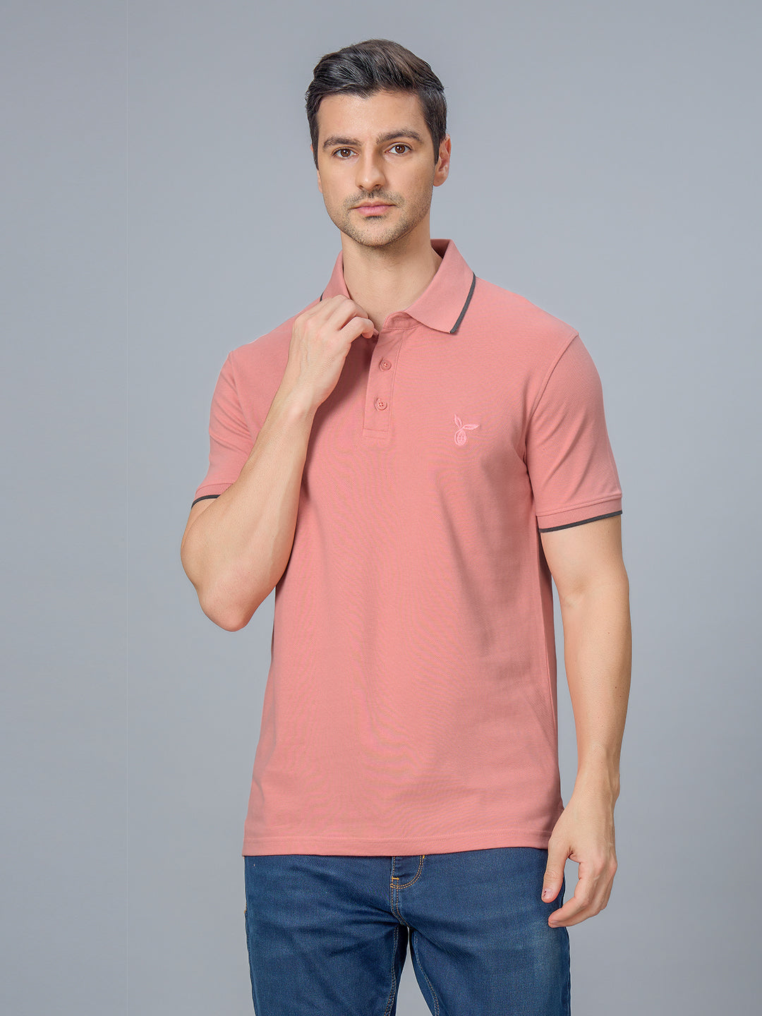 The Bold & Nautical Polo in Sea Pink