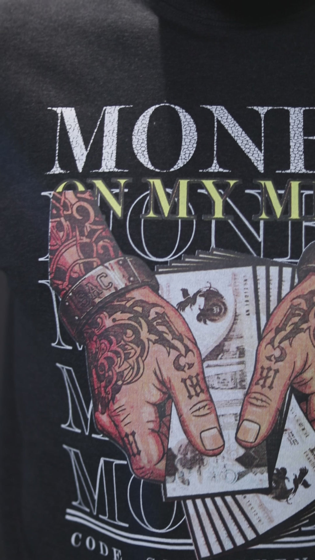 Sweatshirt Premium Casual Essential In Charcoal Gray - MONEY ON MY MIND