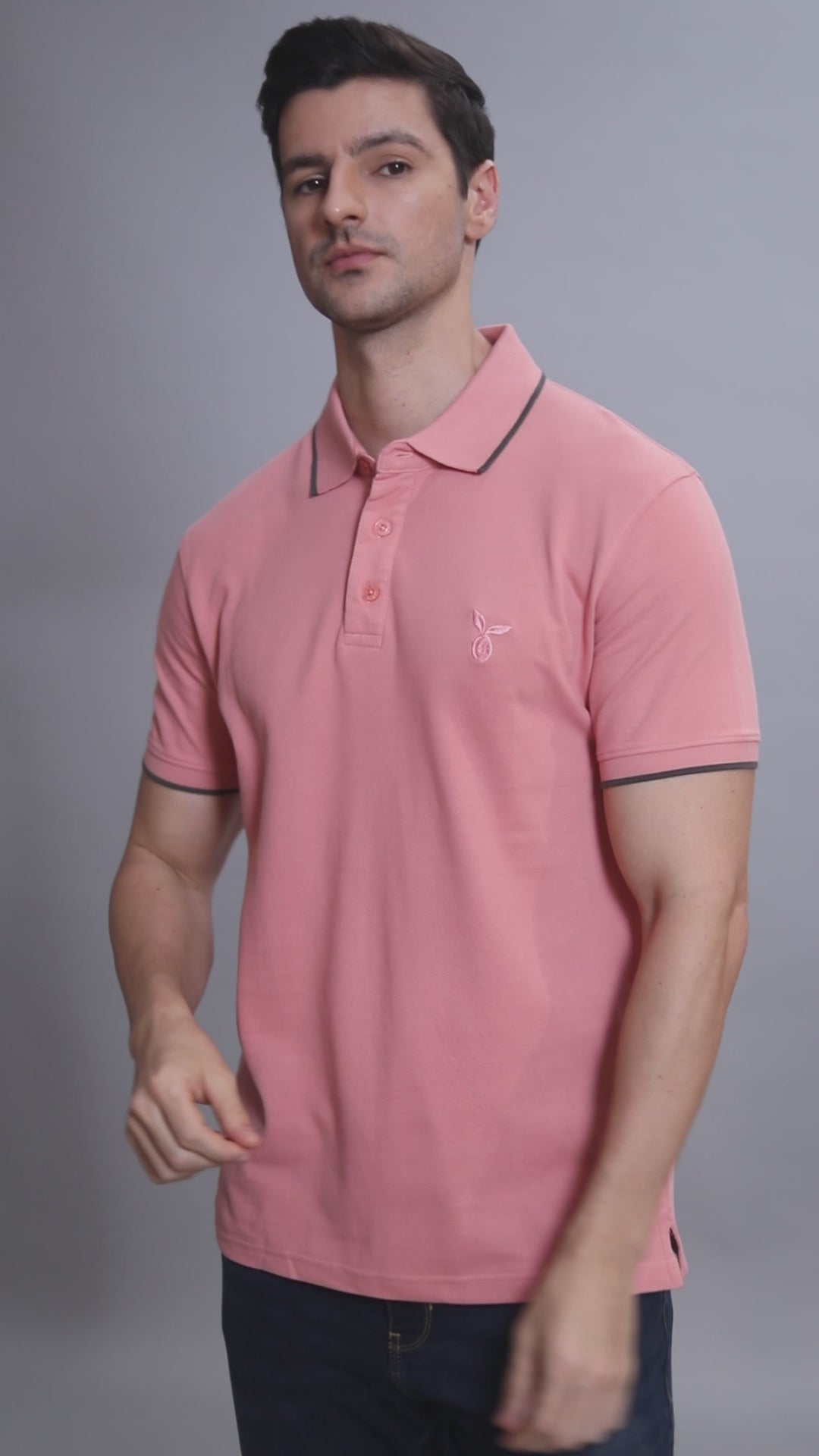 The Bold & Nautical Polo in Sea Pink